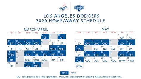 Dodgers Spring Training Schedule 2022 Printable - Printable Schedule