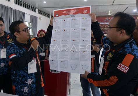 Simulasi Pemungutan Dan Perhitungan Suara Pemilu 2024 Antara Foto