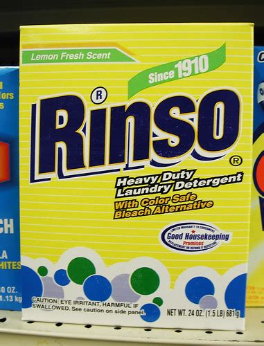 Have you tried Rinso Brand - Laundry detergent