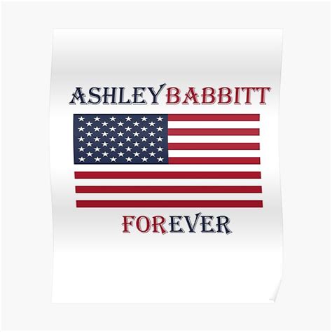 American Patriot Ashley Babbitt Poster For Sale By MAROZAYN Redbubble