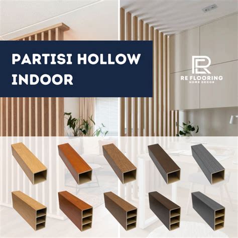 Jual Partisi Hollow Indoor Pvc Kisi Kisi Pembatas Ruangan Plafon