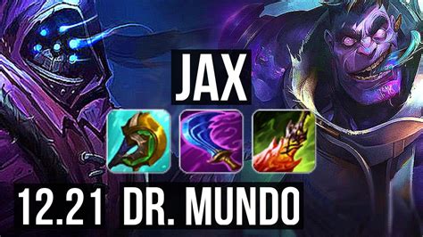 Jax Vs Dr Mundo Top 1106 7 Solo Kills Legendary 300 Games