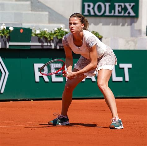 Camila Giorgi Of Italy In Action During Her Round Match Against Daria