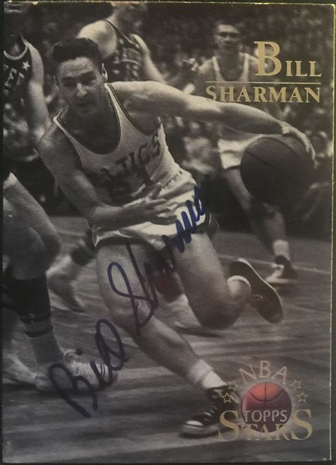 The NBA 50: Bill Sharman | Signed: To Ken