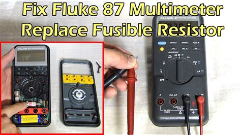 Fix Fluke 87 Multimeter Replace Fusible Resistor Fuse, 58% OFF