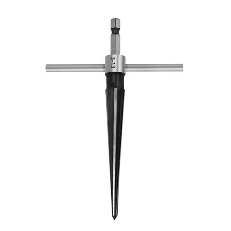 Mm Hand Held Tapered Reamer T Handle Flute Beveling Cutting Drill