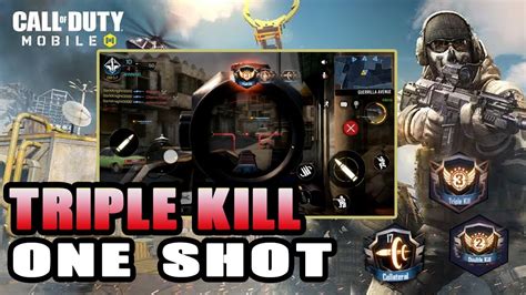 THREE TWO ONE KILL SHOT ON CALL OF DUTY MOBILE ONE SHOT THREE KILLS