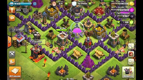 Présentation De Mon Village Clash Of Clans Youtube