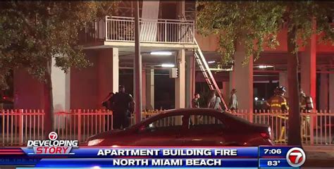 Firefighters Extinguish Fire At Crestview Towers In North Miami Beach