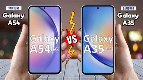 Samsung Galaxy A54 Vs Samsung Galaxy A35 Full Comparison 🔥 Techvs Youtube