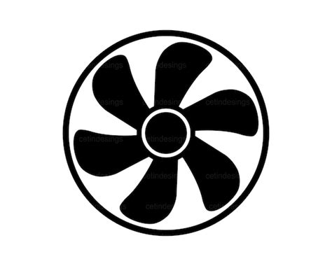 Exhaust Fan Icon. Ventilator Symbol Svg Png Jpg Eps Pdf - Etsy