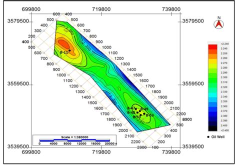 Time Structural Map Of The Top Of The Mishrif Formation In The Buzurgan