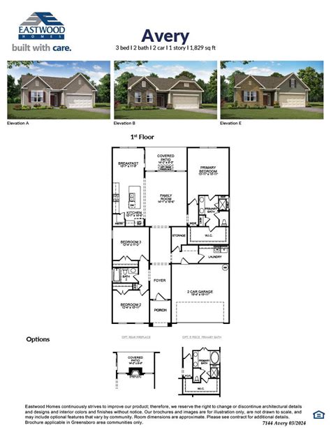 Avery Floor Plan Hopewell Garden Eastwood Homes