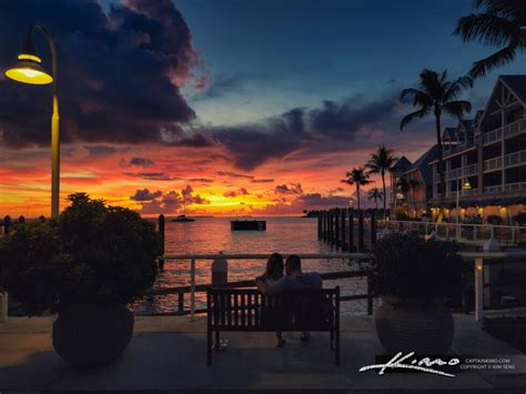 Mallory Square Sunset In Paradise Keywest Florida Hdr Photography By