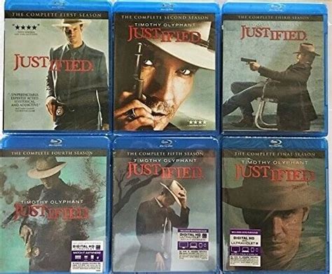 Justified The Complete Series Blu Ray Seasons 1 6 Ebay