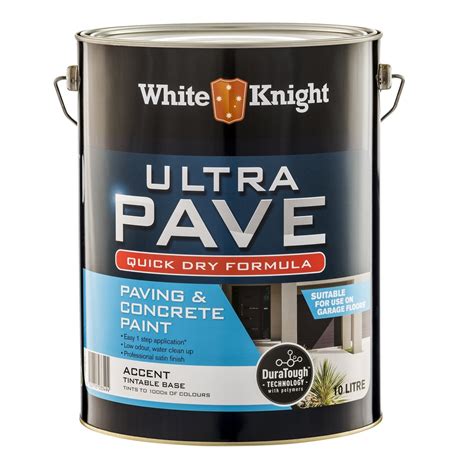 White Knight 10l Accent Ultra Pave Quick Dry Paving Paint Bunnings