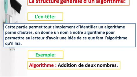 La Structure Générale Dun Algorithme Sciences Et Technologies 4ap