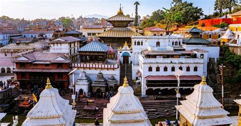 Hindu Tempel Pashupatinath Buddhistische Stupa Boudhanath