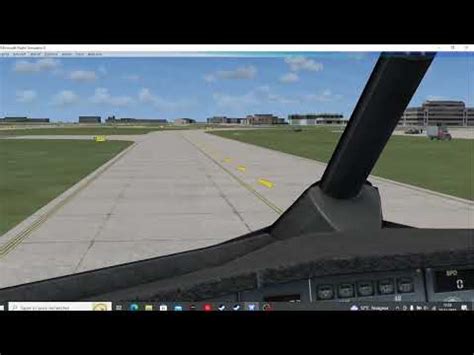 vidéo flight simulateur vol paris Charles de Gaulle vers tours YouTube