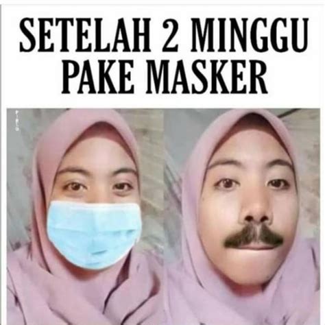 Meme Lucu Masker Wajah - Meme Mania