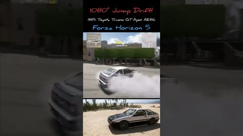 Jump Drift Toyota Trueno Gt Apex Ae Forza Horizon