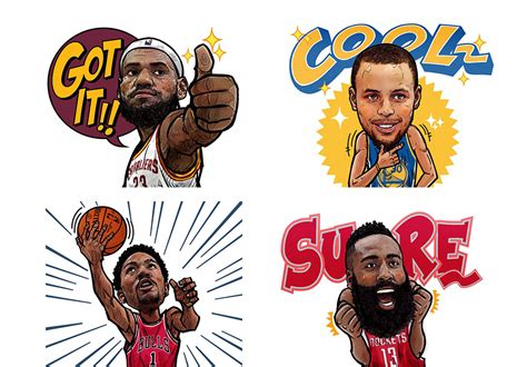 La Nba Y Line Lanzan Stickers Edición Especial Por Viva Basquet Viva Basquet