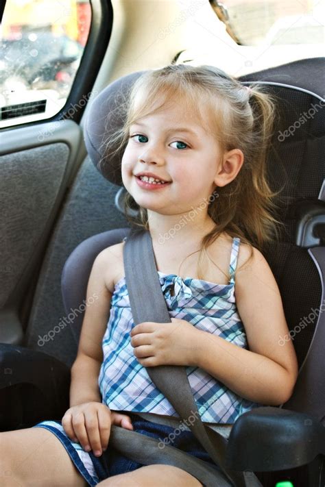 Little Girl In A Car Seat Stock Photo By ©stephaniefrey 2528457