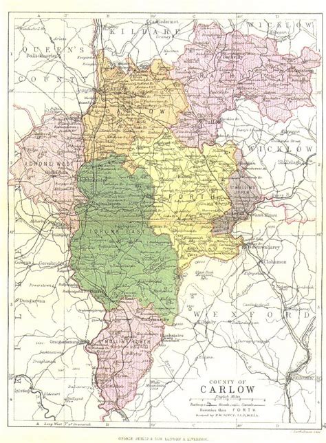 A Collection Of Maps And Drawings Of County Carlow