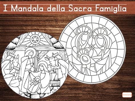 Mandala Della Sacra Famiglia Da Colorare Il Blog Di Mamma E Casalinga