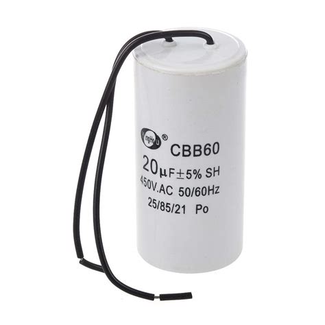 Us Cbb Uf Wire Lead Cylinder Motor Run Sh Capacitor Ac V