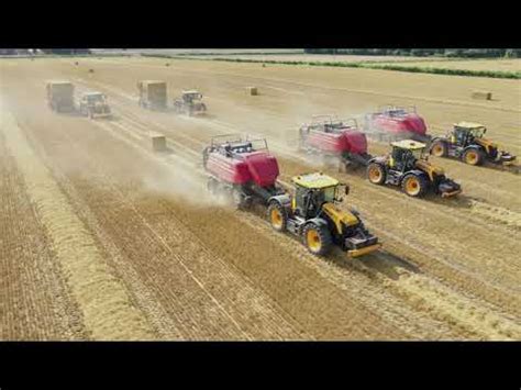 Jcb Fastrac And Massey Ferguson Baling Team