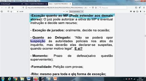 Exceções Parte 2 Incompatibilidade Impedimento e Suspeição YouTube