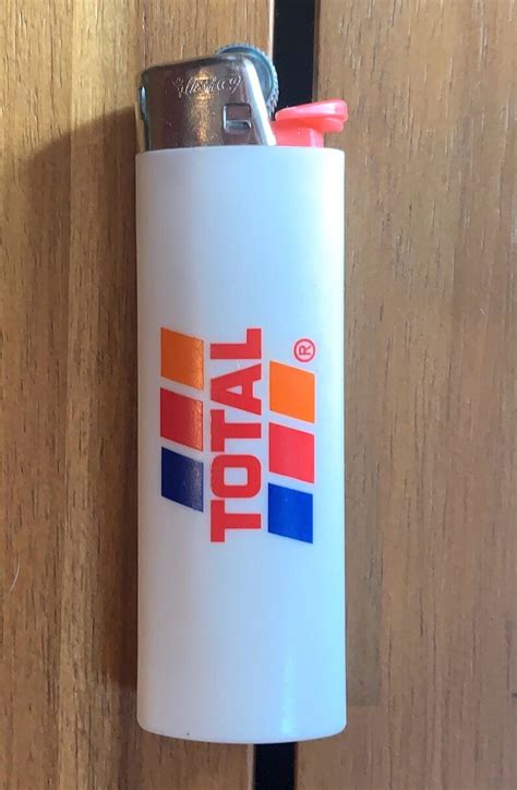 Vintage Total Gas Station Disposable Bic Lighter Etsy