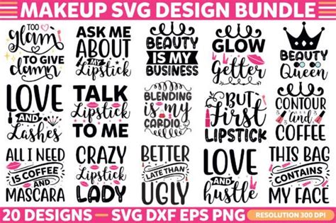 Makeup Design Bundle Svg Graphic By Designhome Creative Fabrica