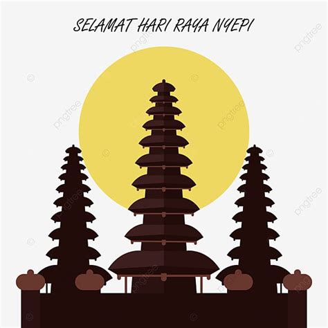 Balinese Silhouette Png Free Pura Silhouette Balinese Hari Raya Nyepi