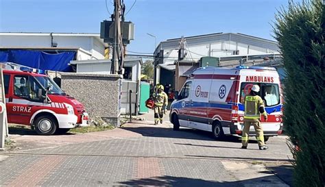 Groźny wypadek w zakładzie pracy w Kokaninie Dwie osoby zostały