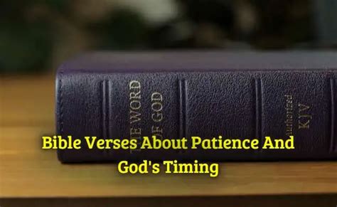 Top 29bible Verses About Patience And Gods Timing Kjv