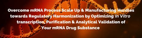 Home MRNA Process Development Manufacturing Summit