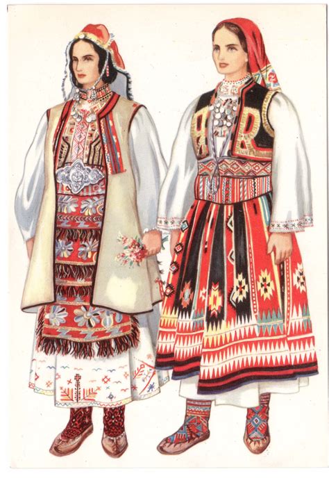 Traditional Serbian National Costumes