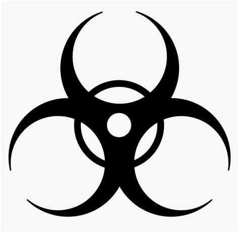 Biological Hazard Symbol Logo Clip Art Biohazard Png Transparent Png