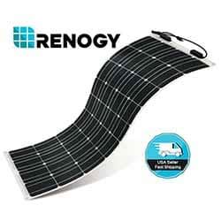 Renogy 100 Watt 12 Volt Extremely Flexible Monocrystalline Solar Panel