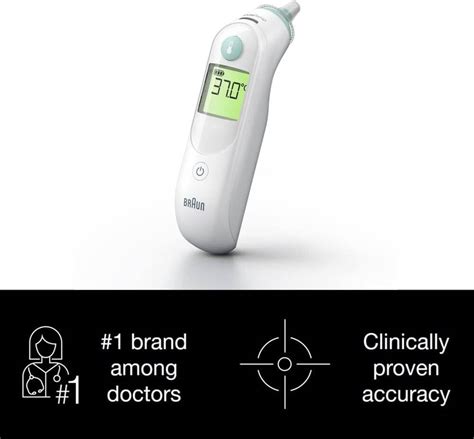 Braun ThermoScan 6 Contact Thermometer White Ear Buttons Buy Best