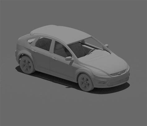 Stl File Ford Focus 2 Hachtback With Interiors 🚙・design To Download And 3d Print・cults