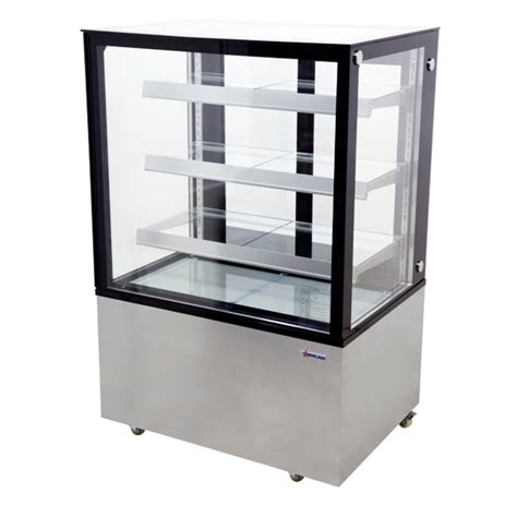 Omcan 44382 36 Full Service Bakery Display Case W Straight Glass 4