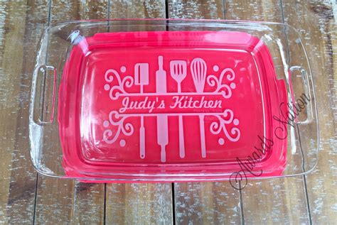 Personalized Baking Dish Wedding Gift Housewarming Gift Personalized