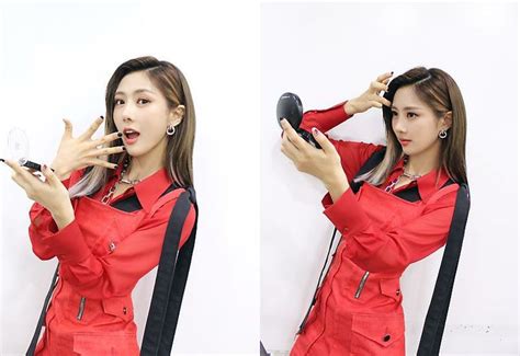 Pin On Dreamcatcher Yoohyeon Red Leather Jacket Dream Catcher