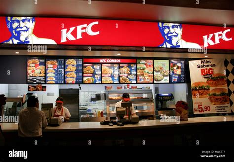 Kentucky Fried Chicken Kfc At A Mall In The Mira Flores Section Of