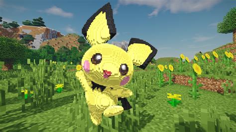 Minecraft Pichu Build Schematic 3d Model By Inostupid [57bd18e