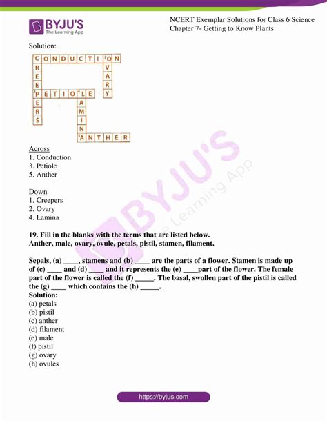 NCERT Exemplar Solutions For Class 6 Science Chapter 7 Getting To