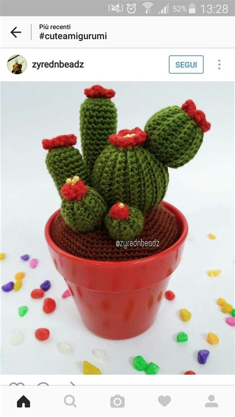 Cactus A Uncinetto Spiegazioni In Italiano Artofit Crochet Cactus